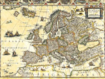 L'Europa in una mappa d'epoca