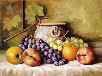 Vaso con frutta