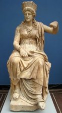 Statua della dea Cibele da Formia, I secolo a.C.
