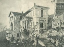 La casa-museo in un'immagine d'epoca
