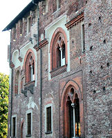 Prospetto esterno del Castello Visconteo