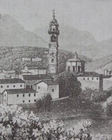 Veduta di Varese nel 1820 (partic.)