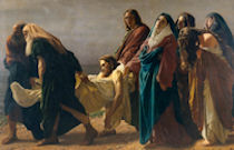 Il trasporto di Cristo, opera di A. Ciseri