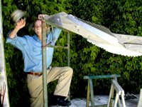 Loris Ribolzi al lavoro