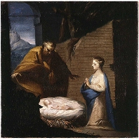 Natività , pittore emiliano, XVII sec.