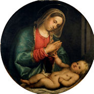 Girolamo di Romano detto il Romanino, Madonna col Bambino, 1540