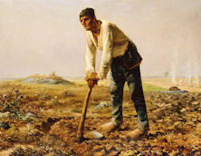 Man with a hoe, 1860-1862