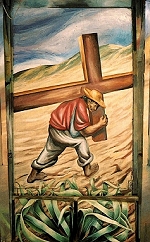 'El Cristo campesino' in S.Maria degli angeli