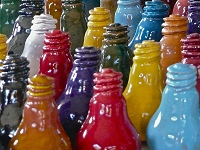 Un'opera dell'artista