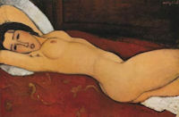 Un'opera di A. Modigliani