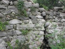 Un tratto dell'antica cinta muraria