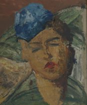 Giuseppe Foglia, Testa di donna con cappello blu