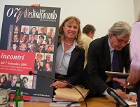 Vittorio Sgarbi con Bambi Lazzati