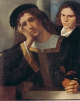 Giorgione, Doppio ritratto, Roma, Museo Nazionale del Palazzo di