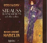 Copertina per cd Godowsky 1873-1930 con figura Klimt