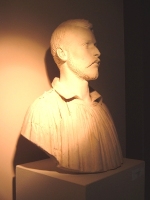 'Busto di pittore', L.B.Leone, gesso