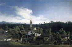 B. Bellotto, Veduta di Gazzada, 1744