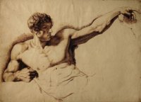 L. Sabatelli, Studio di nudo maschile