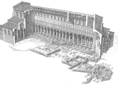 ricostruzione della basilica di S.Tecla