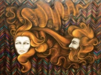 Un'opera dell'artista