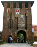 L'ingresso del Castello di Legnano