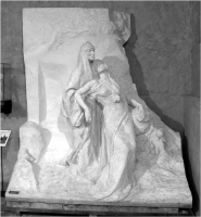 La Maddalena al sepolcro, modello in gesso