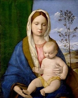 'Madonna col Bambino', Galleria Borghese di Rom