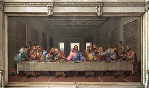Giacomo Raffaelli e bottega, L’ultima Cena di Leonardo da Vinci, mosaico, 1810-1817, Vienna