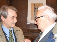 Ginetto Piatti con il genero di Vittorio Tavernari