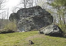 Sass da la Preja Buja, visione frontale