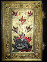 Legatura con particolari in rilievo