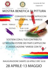 Inaugurata a Varese la mostra benefica