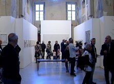 Un particolare dell'allestimento della mostra