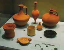 Esempi di ceramica da una tomba di etÃ  augustea da Arsago