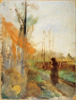 Auguste Rodin, 'Sentiero a Watermael nella foresta di Soignes'