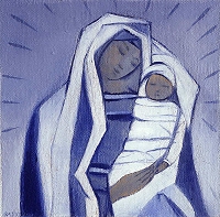 M. Radice, Madonna col Bambino