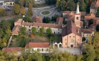 Il complesso della Collegiata visto dall'alto