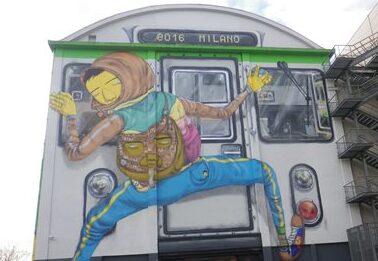 Efêmero, il grande murales all’Hangar Pirelli Bicocca