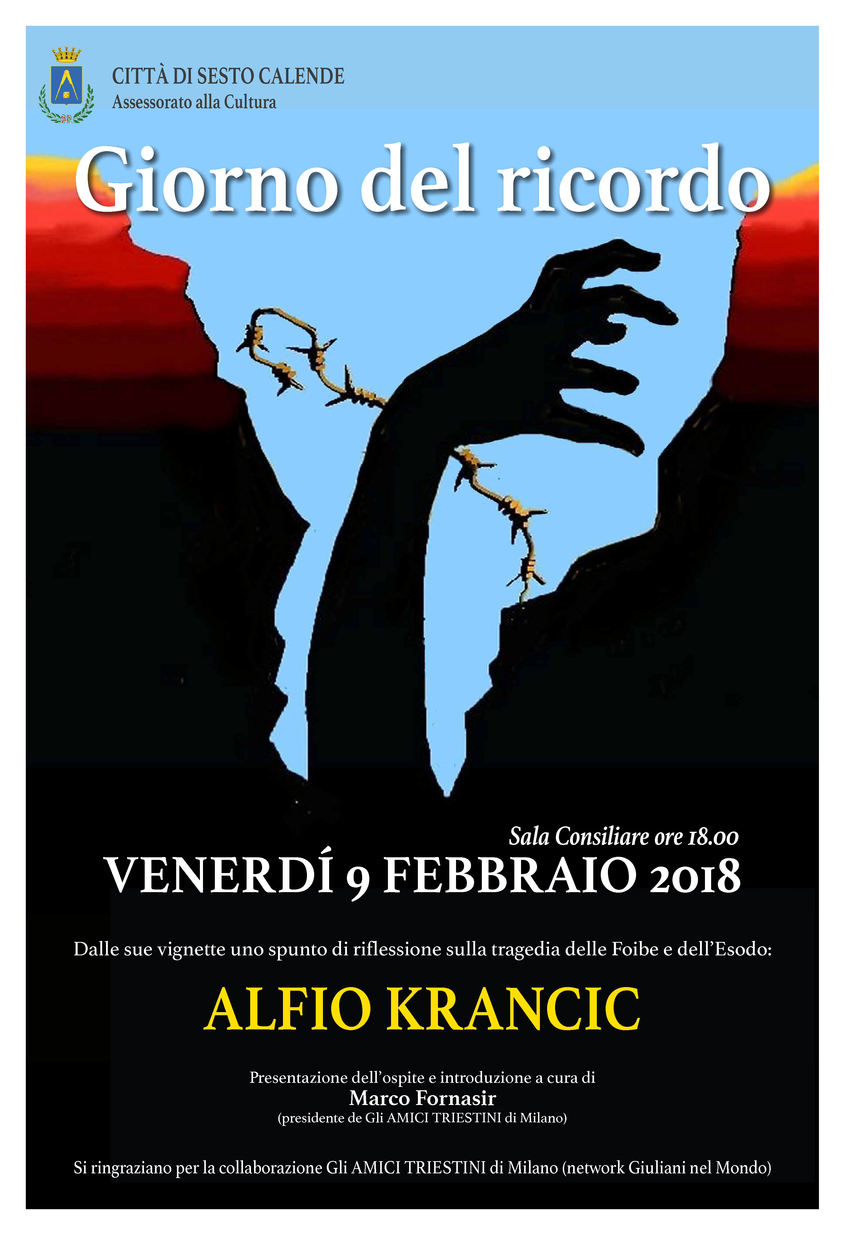 Sesto Calende celebra il Giorno del Ricordo onorando le vittime in un modo nuovo