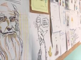 Leonardo diventa il compagno di classe ideale